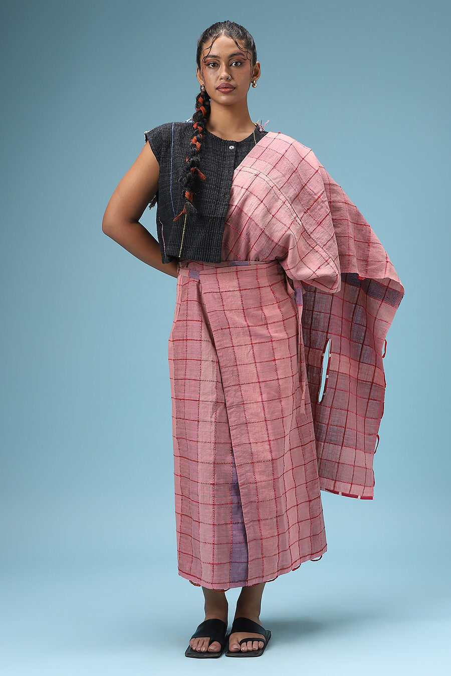 Pink Deconstructed Sari